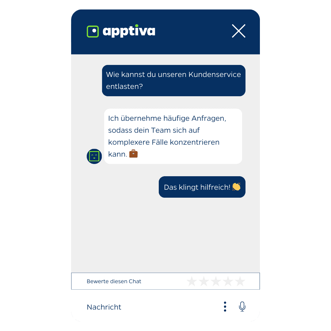 Chatbots entlasten den Kundenservice und ermöglichen es ihm, sich auf anspruchsvolle Fragen zu konzentrieren.