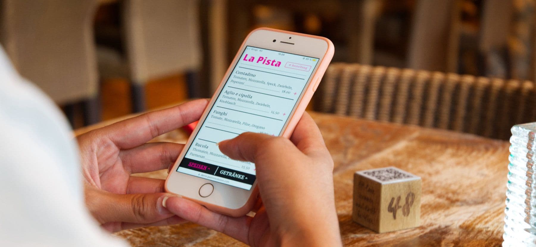 injoi, die Restaurant Bestell-App
