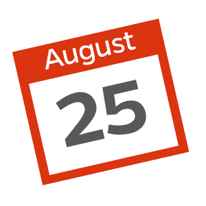 25. August