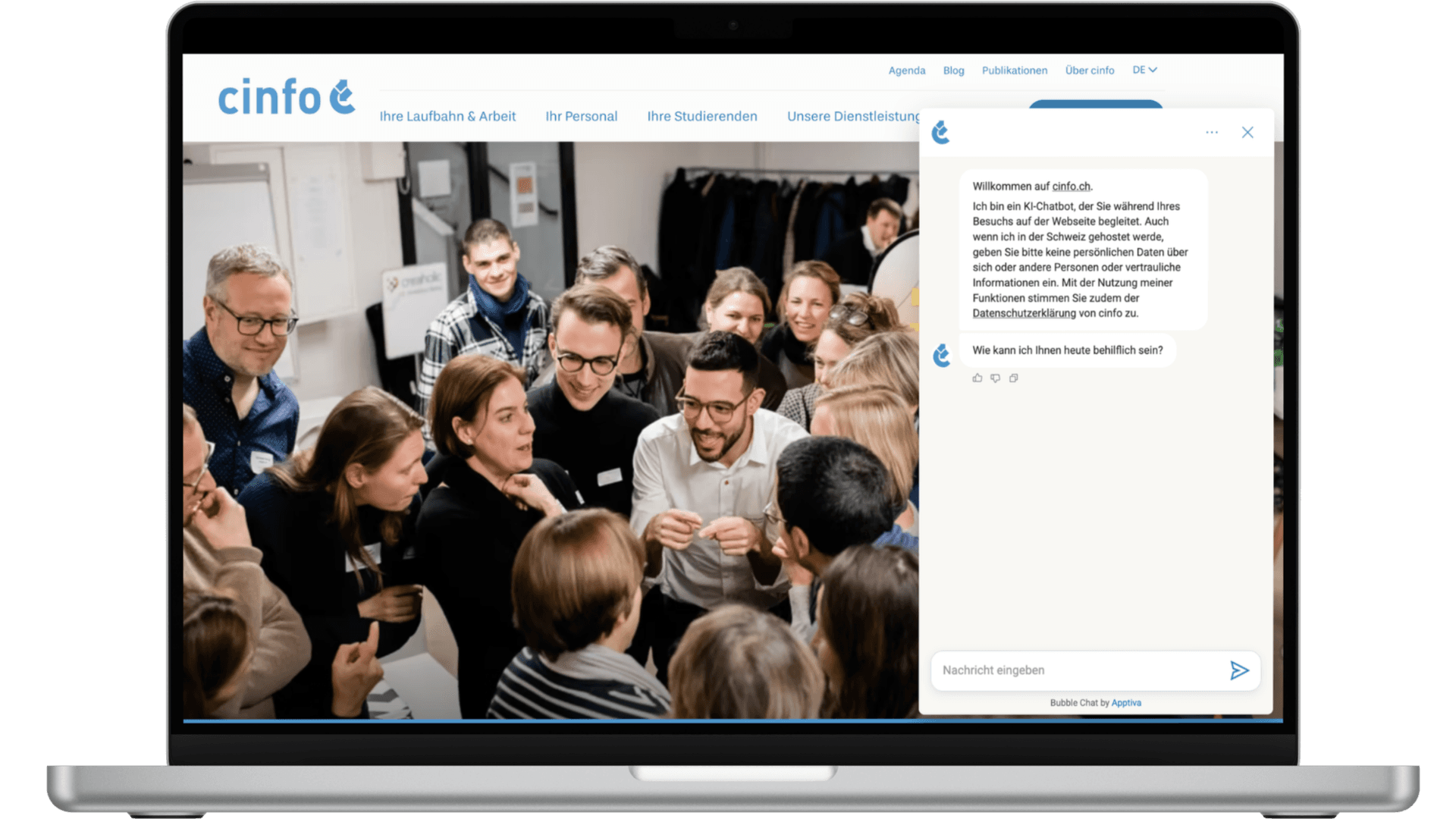 Chatbot von cinfo