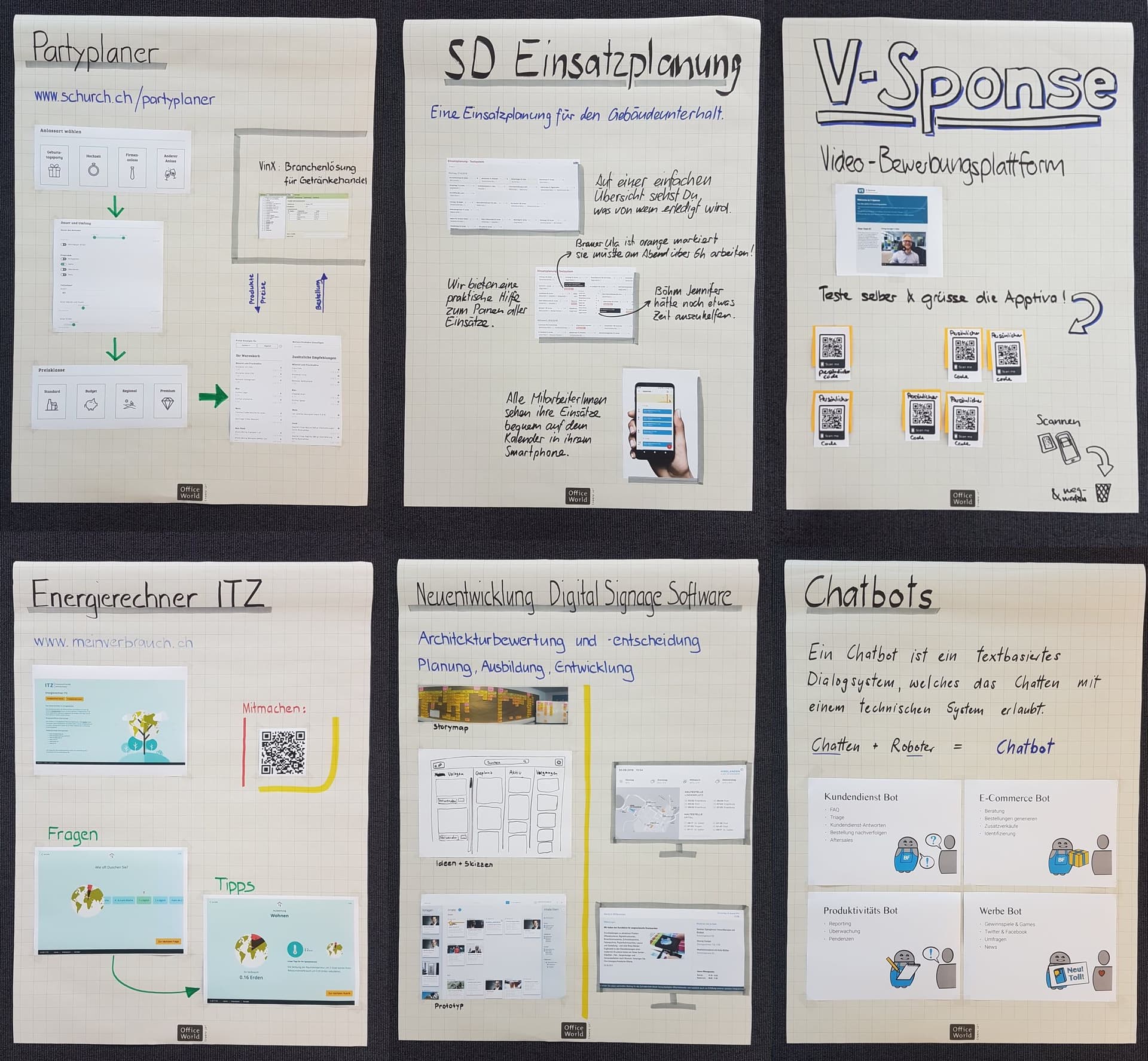 Poster der Werkausstellung